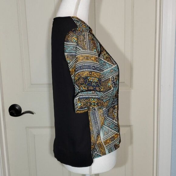 Harlowe & Graham, Small Knit/Mesh sheer top - Picture 4 of 8